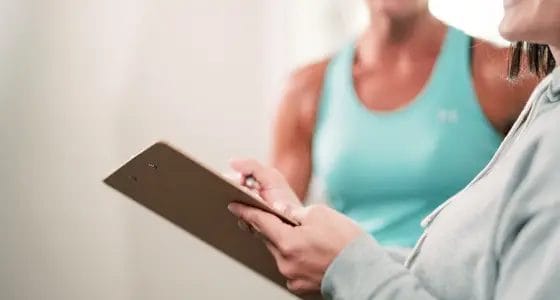 Signing up form
